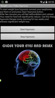 Weight Loss Theta Hypnosis android App screenshot 1